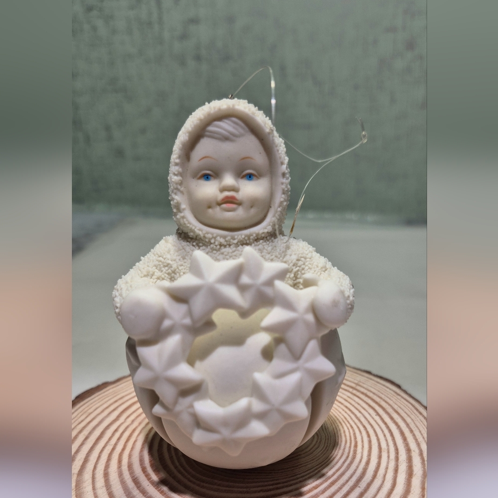 Department 56 Snowbabies "Just for You" Jinglebaby Ornament with bell